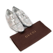 Shop safe online at Labellov in Antwerp this 100% authentic second hand Gucci Silver Monogram Sneakers - size 38