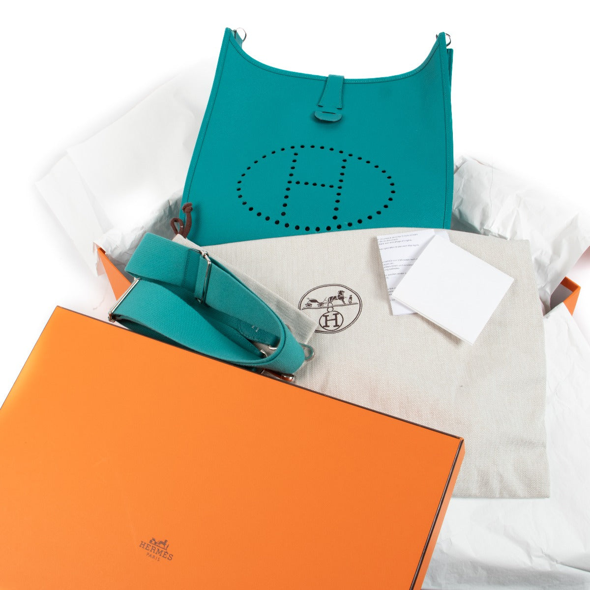 Shop pre-owned second hand Hermes Evelyne on www.labellov.com