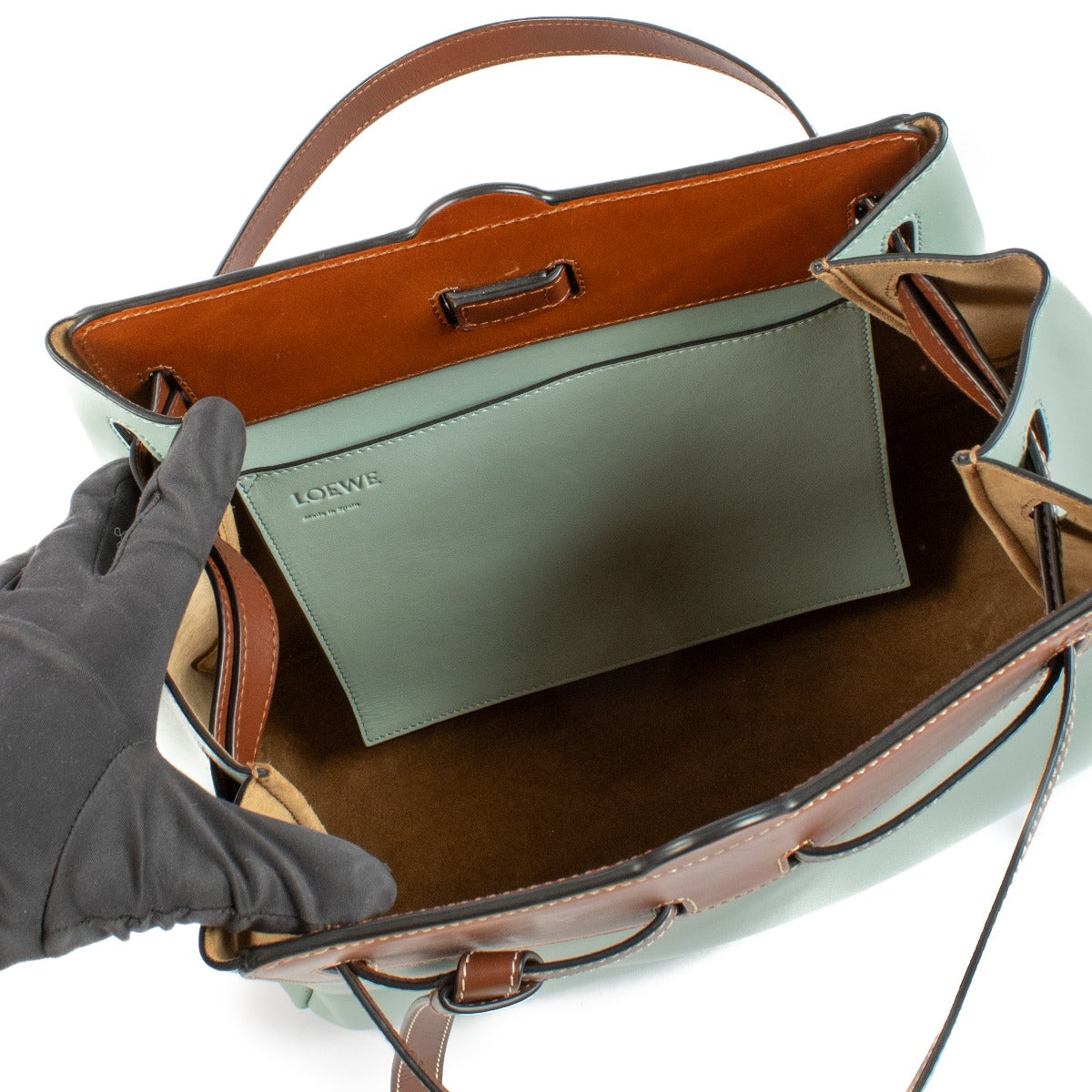Sac Lazo grand modèle bicolore Loewe