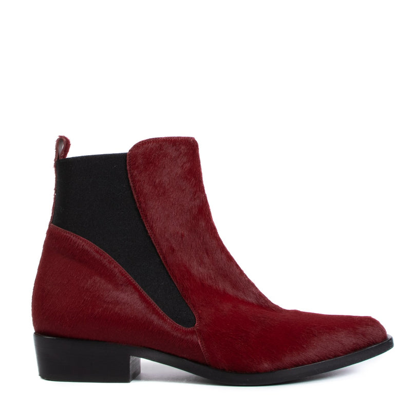 Sartore Red Pony Hair Boots