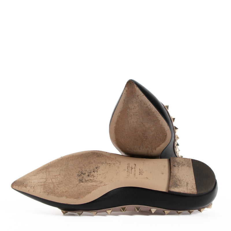 Valentino Garavani Rockstud Cage Ballerina Flats - Maat 39 1/2