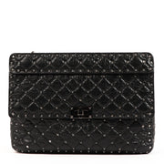 Valentino Garavani Large Rockstud Spike Aged Calfskin