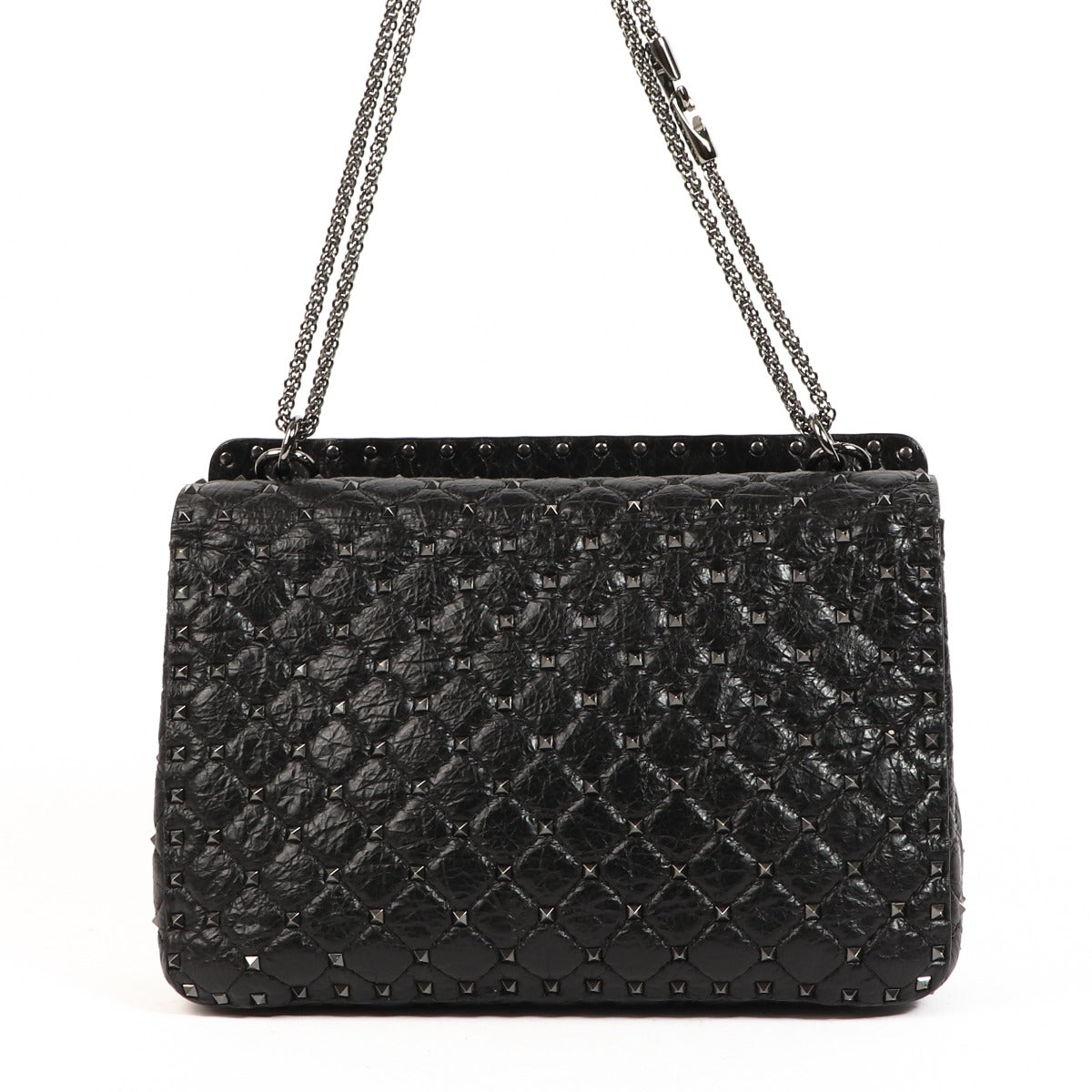 Valentino Garavani Grand sac Rockstud Spike en veau vieilli