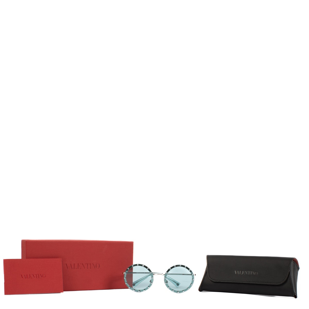 shop 100% authentic second hand Valentino Blue Crystal Sunglasses on Labellov.com