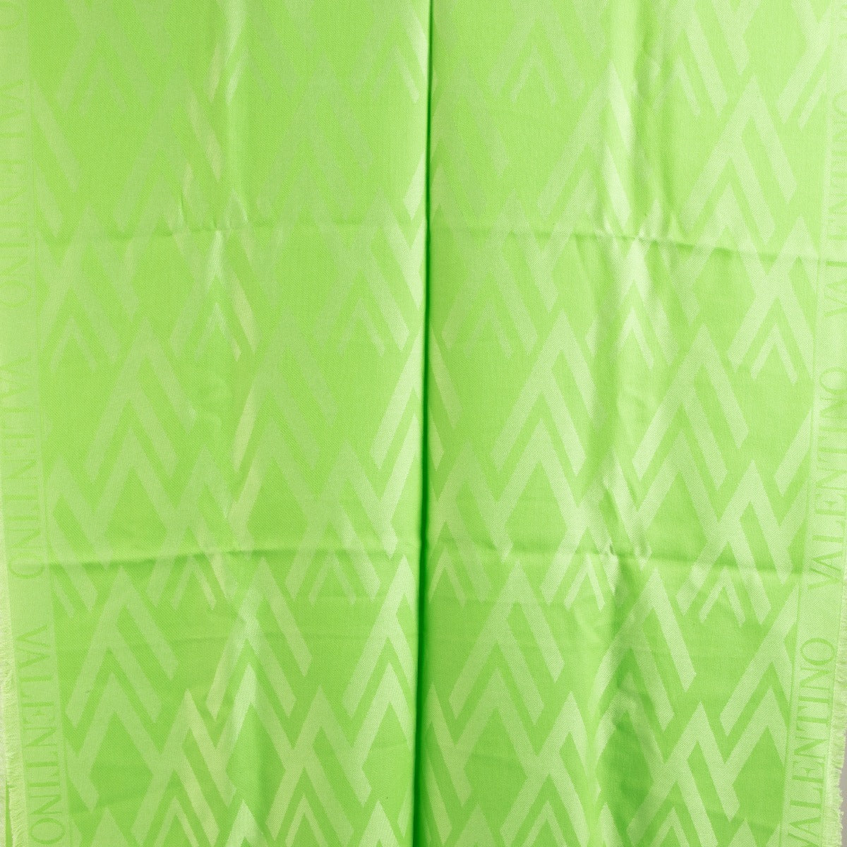 authentic second hand Valentino Green Monogram Scarf on Labellov.com
