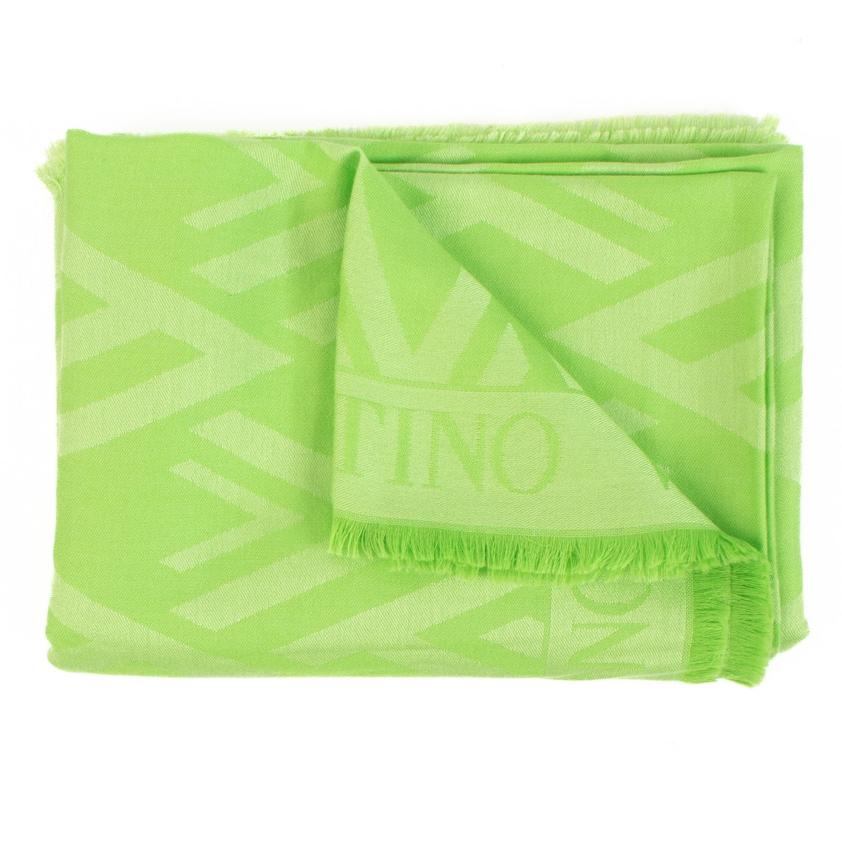 Valentino Green Monogram Scarf