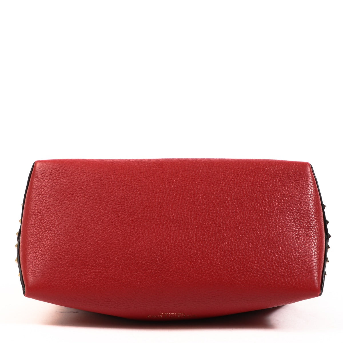 Valentino Garavani Rode Rockstud Crossbody Tas van generfd kalfsleer
