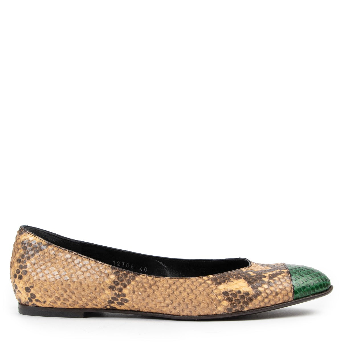 Buy authentic pair of second hand Dries Van Noten Python Loafers size 40 at Labellov