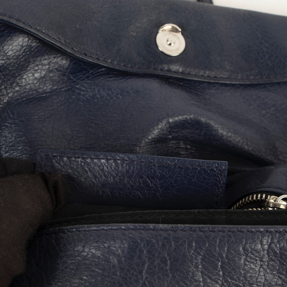 Balenciaga Envelope Blue-grey Clutch Crossbody Bag