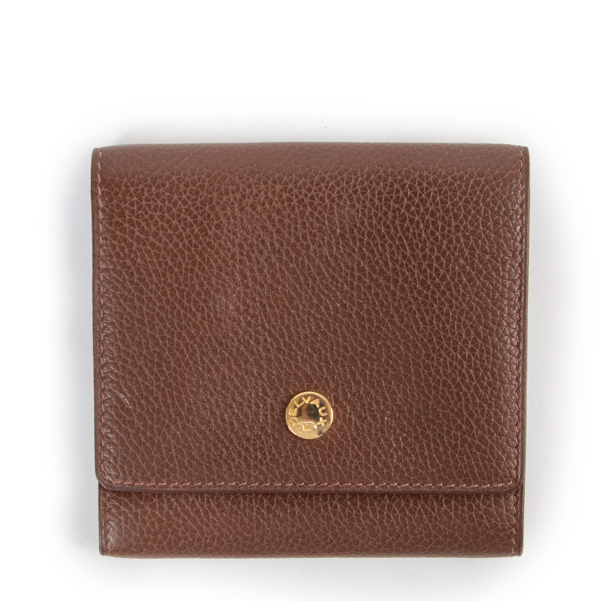 Delvaux Chocolate Brown Coin Wallet Buy this gorgeous 100% authentic wallet here safely!