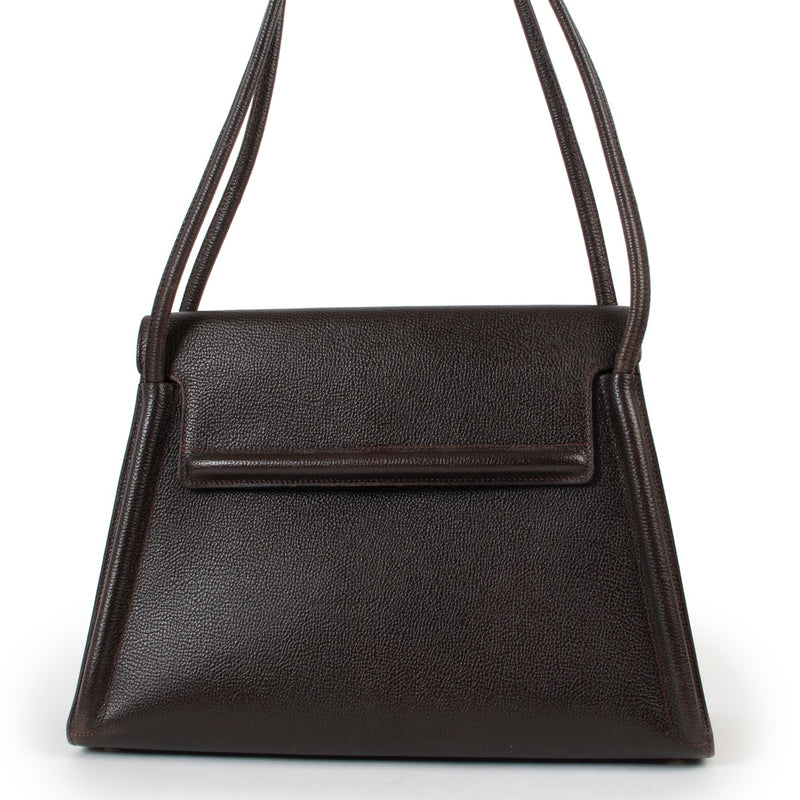 Delvaux Brown Shoulder Bag
