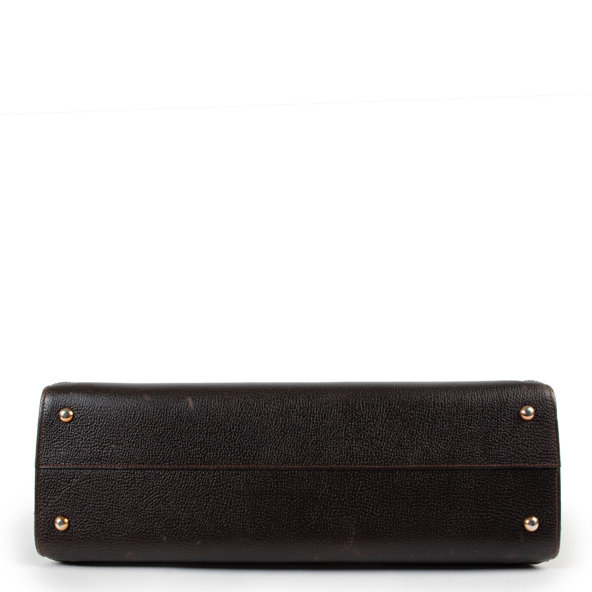 Delvaux Bruine Schoudertas