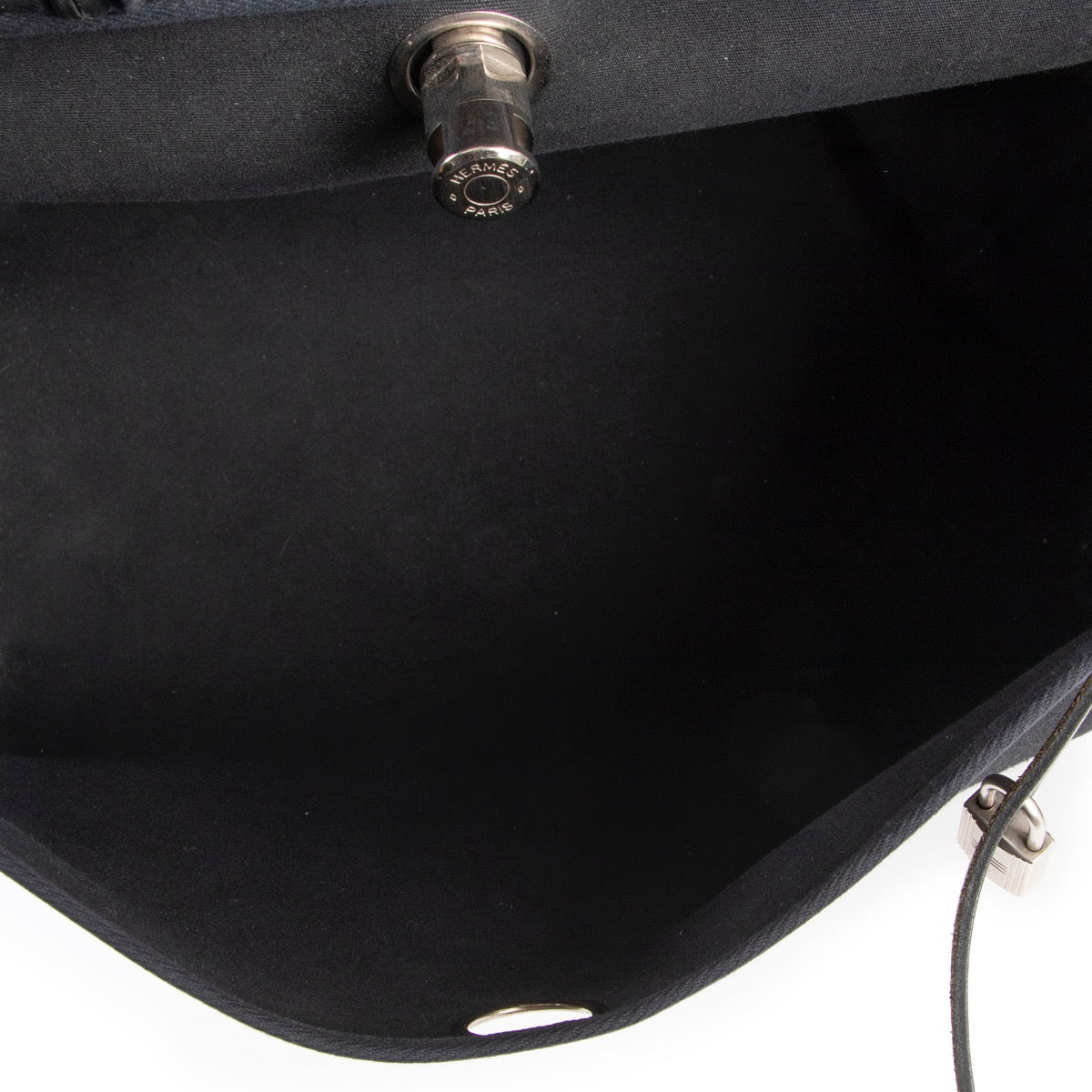 Buy an authentic second hand Hermès Black Herbag 2-in-1 Top Handle at Labellov