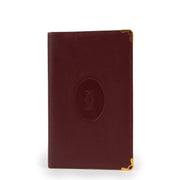 Cartier Long Burgundy Notebook Wallet Buy this gorgeous 100% authentic piece here!