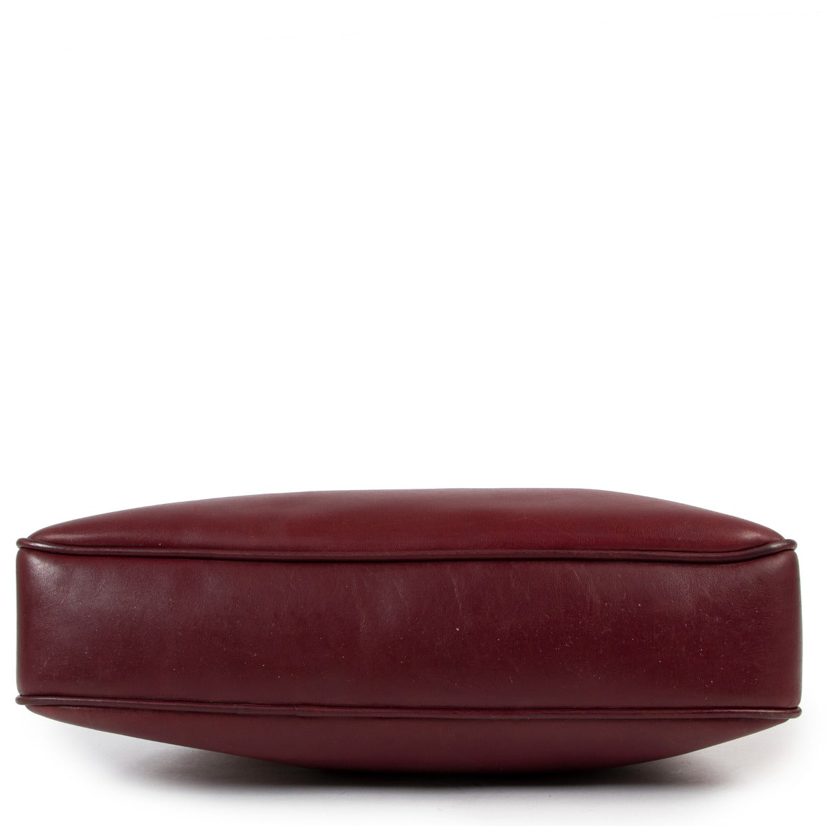 Celine Vintage Burgundy Turnlock Shoulder Bag