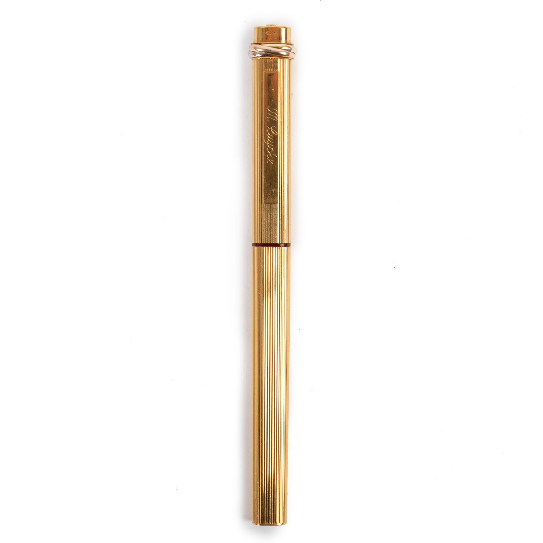 Shop authentic vintage Cartier Vendome Oval Gold Plated Ballpoint Pen at Labellov for the best price