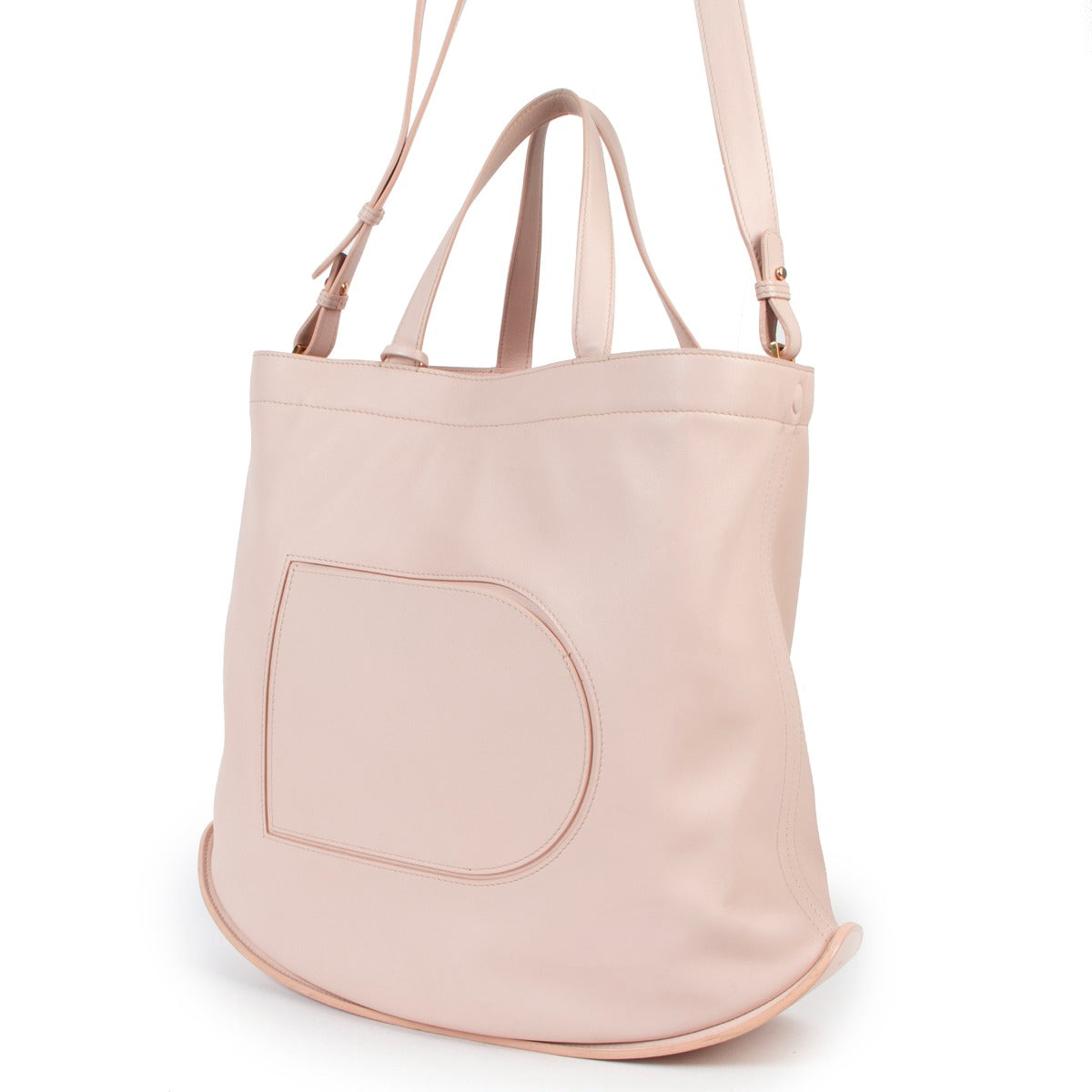 Delvaux Soft Pink Pin Cabas Tote Bag
