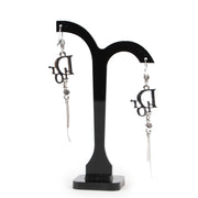 Buy an authentic pair of second hand Dior Ultradior Faux Pearl Gold Half Hoop Earrings at Labellov