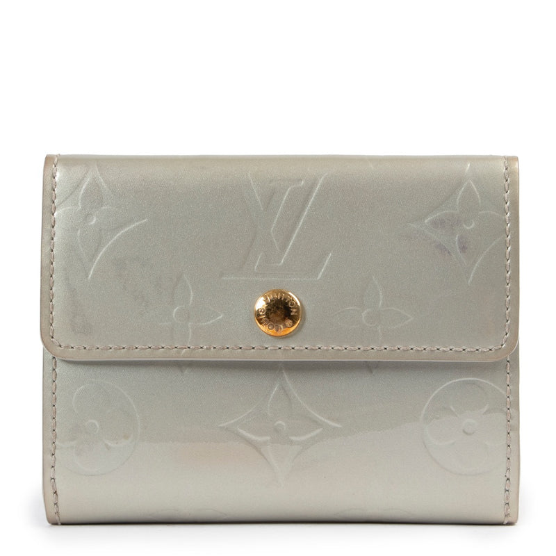 Buy an authentic second hand Louis Vuitton Ludlow Monogram Vernis Gris Wallet at Labellov