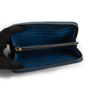 Buy an authentic second hand Prada Blue Leather Wallet at Labellov