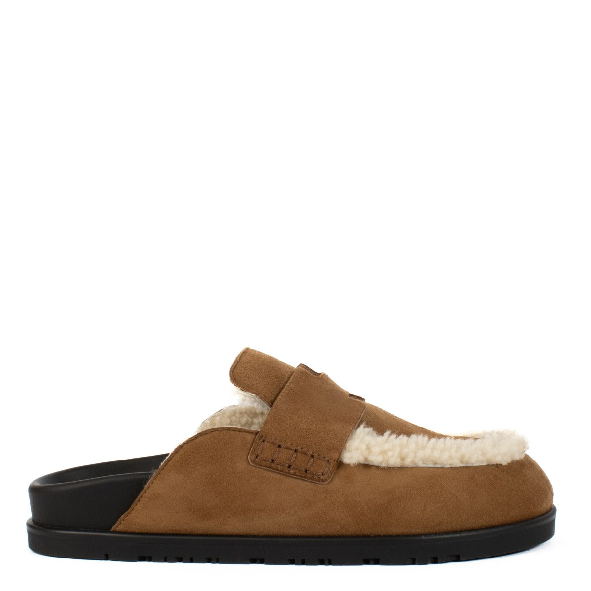 Shop 100% authentic Hermès Camel Suède Go Mules Flats - Size 37,5 at Labellov.com.