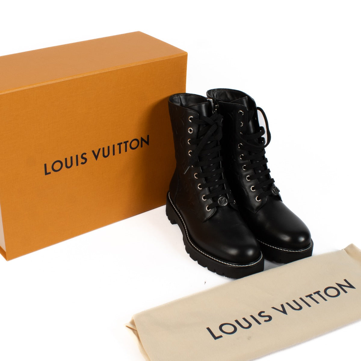 Louis Vuitton Black Territory Ranger Boot