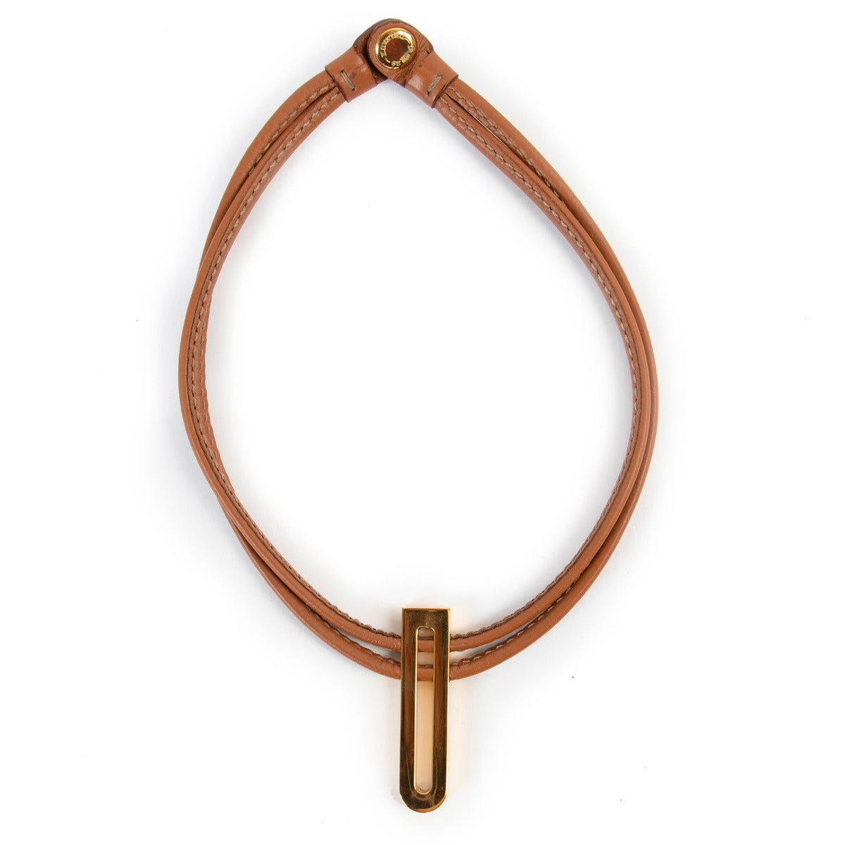 Delvaux brown cognac leather