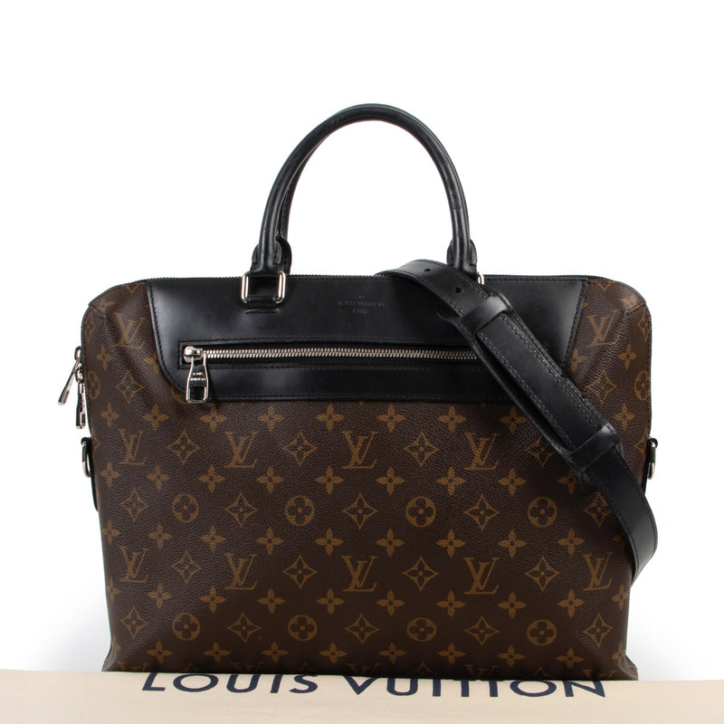 Louis Vuitton Porte-Documents Jour Monogram Macassar Aktetas