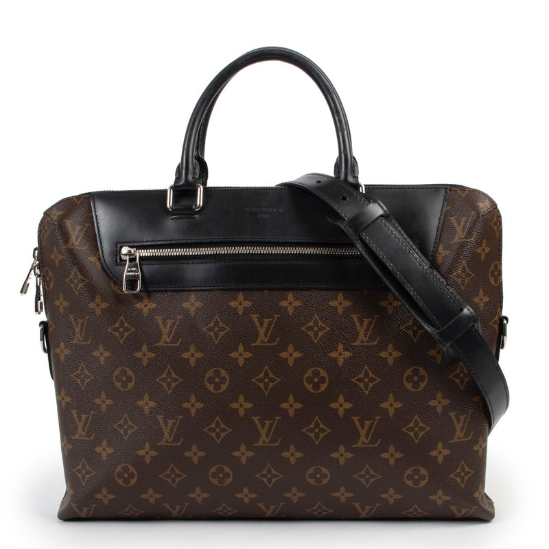 secondhand Louis Vuitton Porte-Documents Jour Monogram Macassar