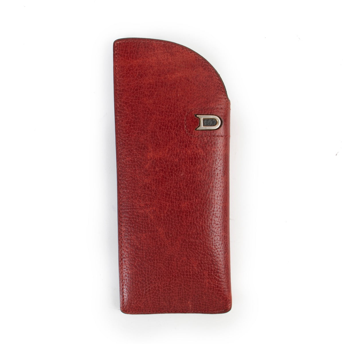 Shop safe online at Labellov in Antwerp this 100% authentic second hand Delvaux Red Glasses Pouch