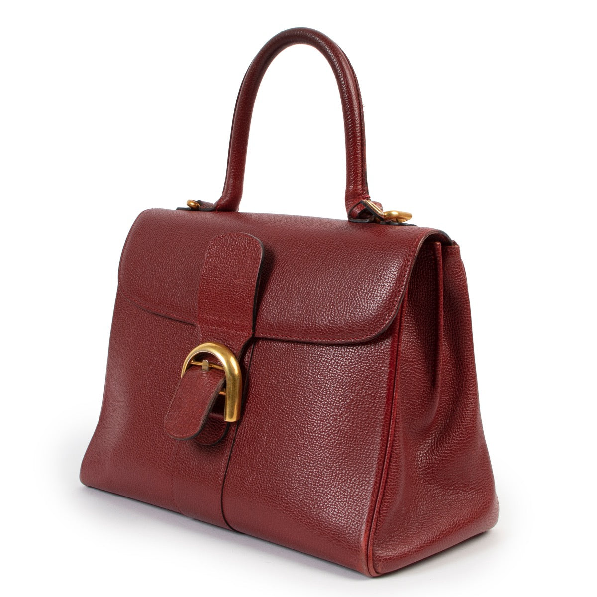 Buy an authentic second hand Delvaux Brillant Burgundy MM at Labellov