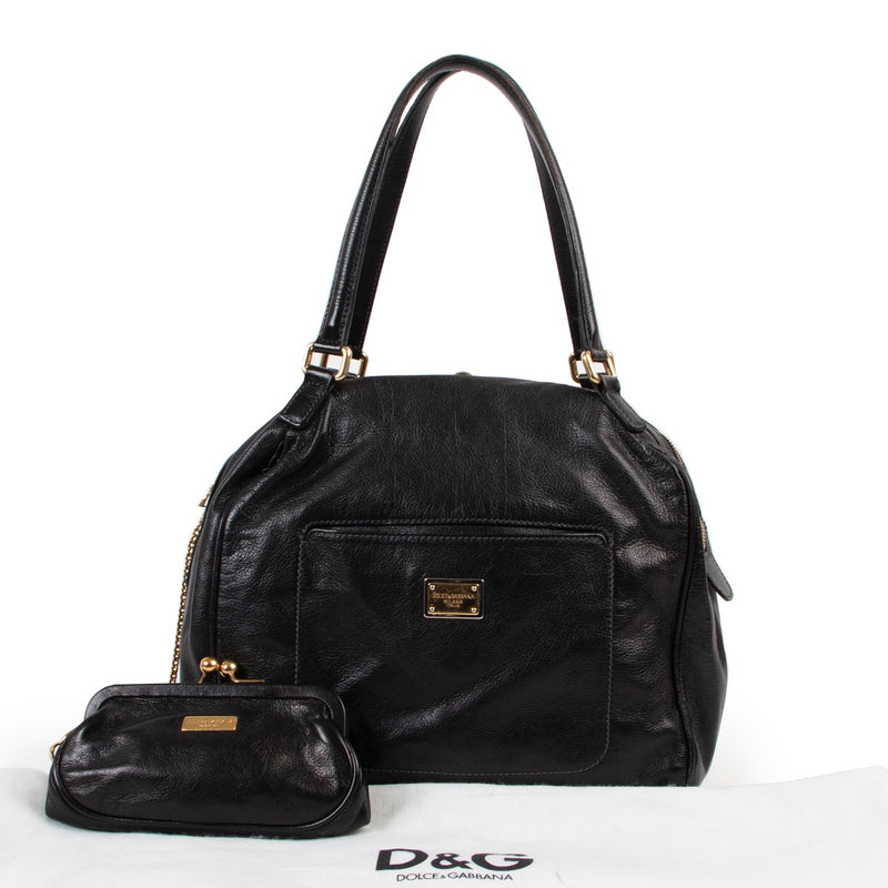 Dolce & Gabbana Black Top handle Buy this gorgeous piece here safely!