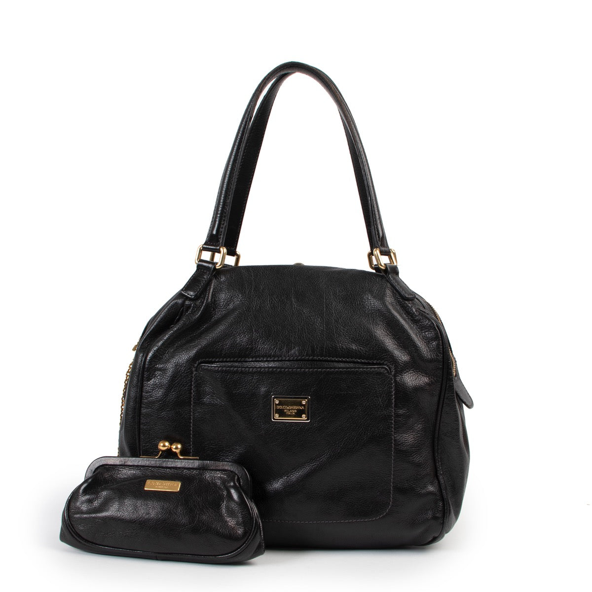 Dolce & Gabbana Black Top handle Buy this gorgeous piece here safely!