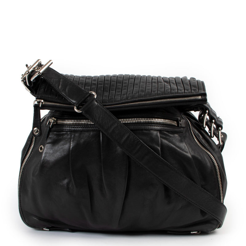 black Miu Miu crossbody bag