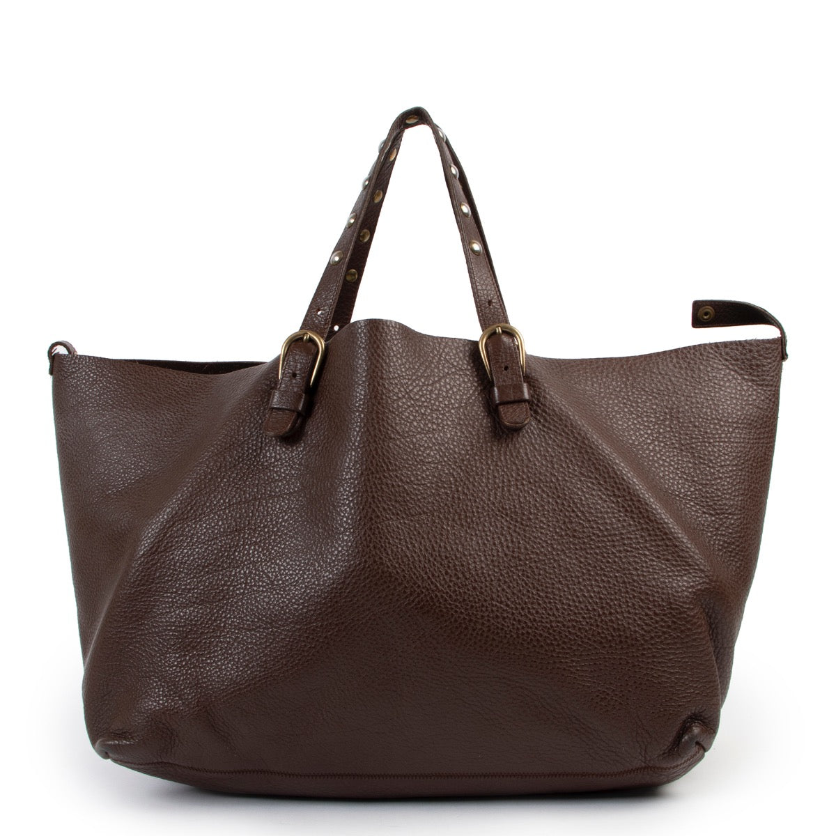 Buy an authentic second hand Miu Miu brown shopper bag at Labellov