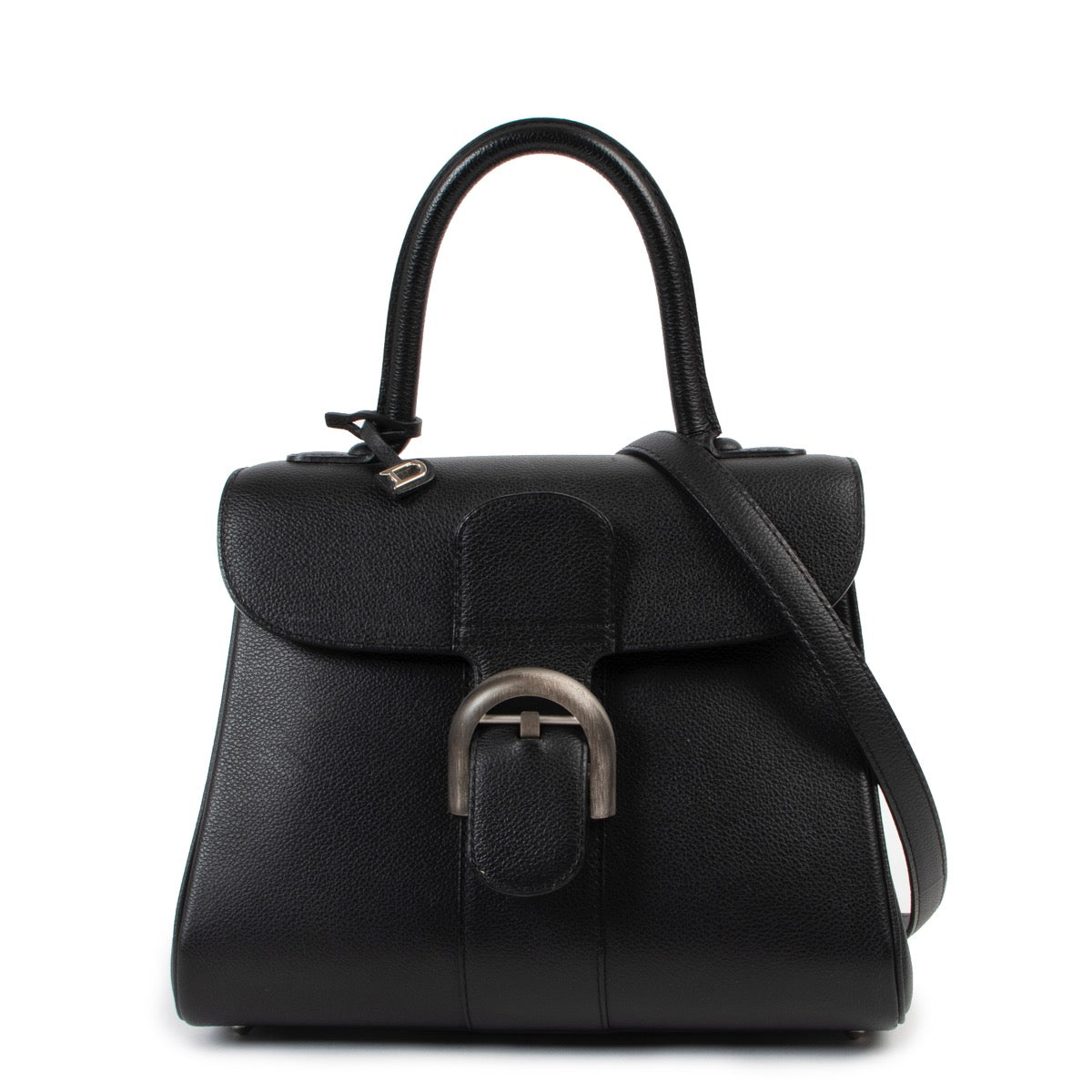 shop online 100% authentic second hand Delvaux Brillant PM Jumping Black Handbag at Labellov