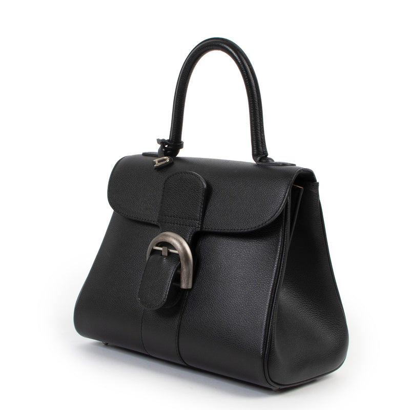 shop online 100% authentic second hand Delvaux Brillant PM Jumping Black Handbag at Labellov