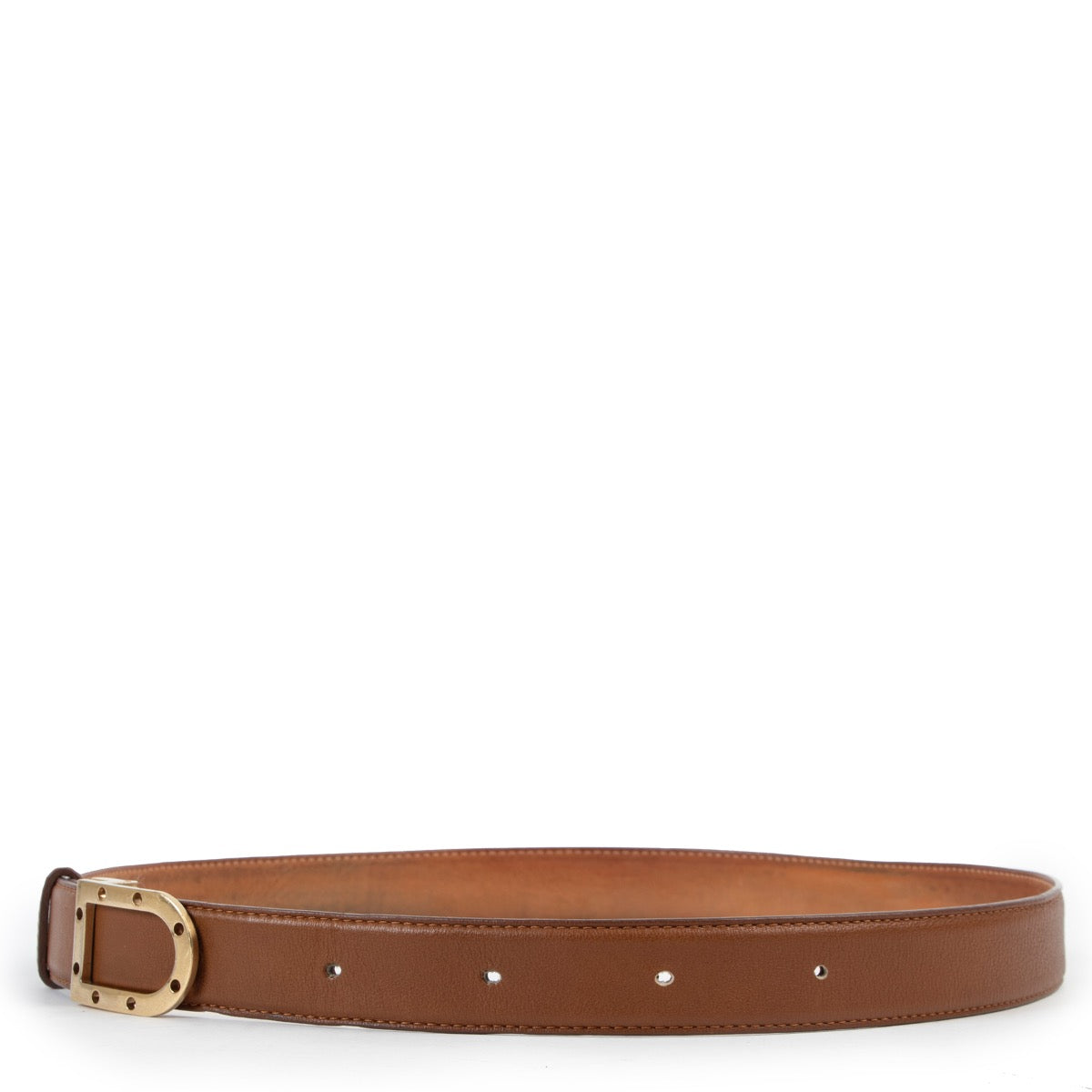 Delvaux Cognac Belt Buy this gorgeous piece here safely!