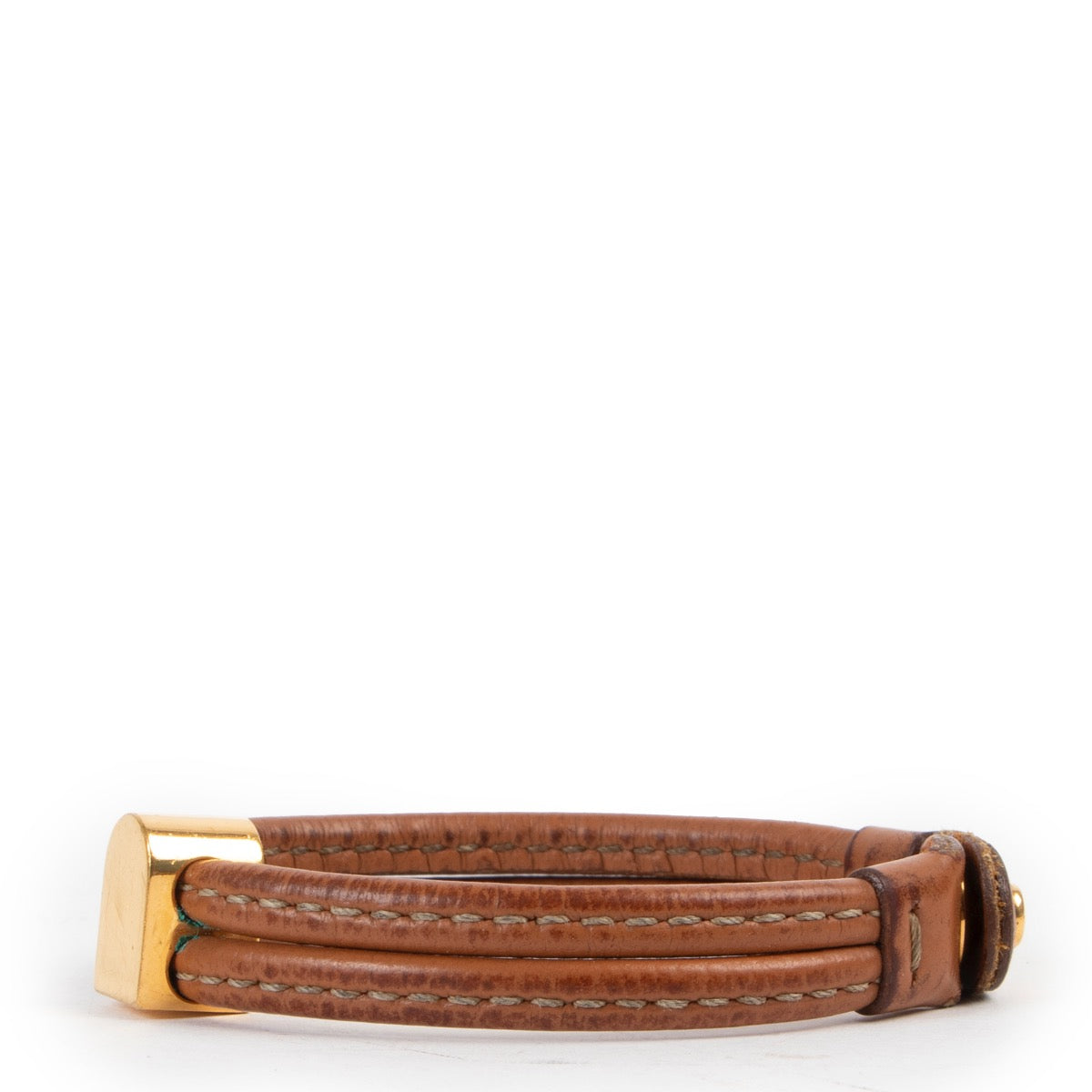 Shop safe online Delvaux cognac bracelet, Delvaux cognac bracelet in good condition, Preloved Delvaux bracelet in good condition.
