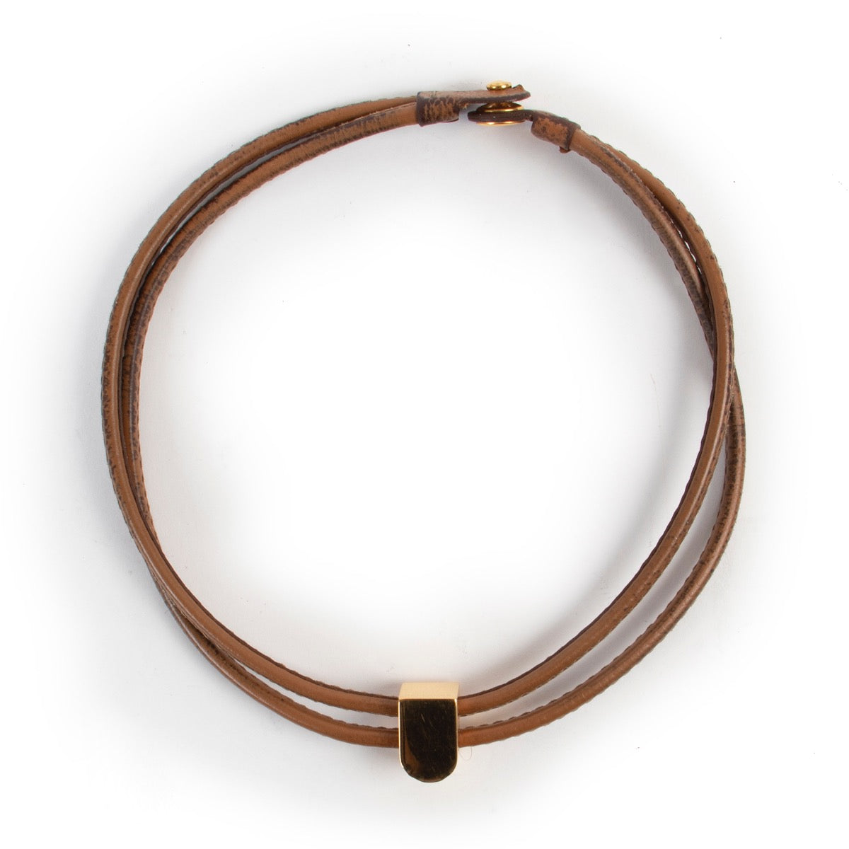 Shop safe online Delvaux cognac necklace in good condition, Delvaux necklace in good condition, Preloved Delvaux necklace in good condition.