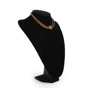 Shop safe online Delvaux cognac necklace in good condition, Delvaux necklace in good condition, Preloved Delvaux necklace in good condition.