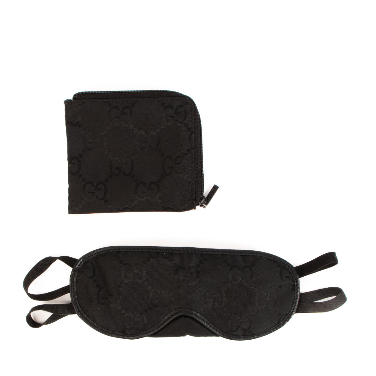 Masque de sommeil Gucci noir GG