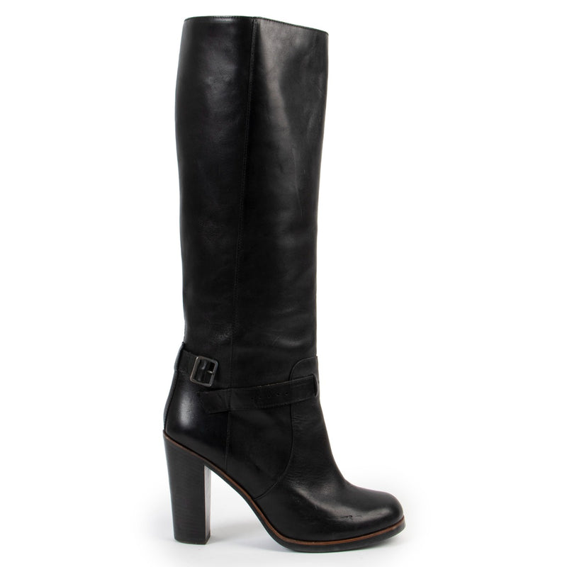 Buy an 100% authentic pair of second hand MM6 Maison Margiela Black Boots Size 39 at Labellov