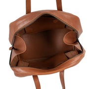 Bottega Veneta Cognac Intrecciato Handle Dome Bag