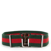 Gucci Metal Buckle Web Belt