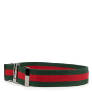 Gucci Metal Buckle Web Belt
