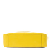 Shop 100% authentic Gucci Yellow Brushed Leather Vintage Shoulder bag at Labellov.com.