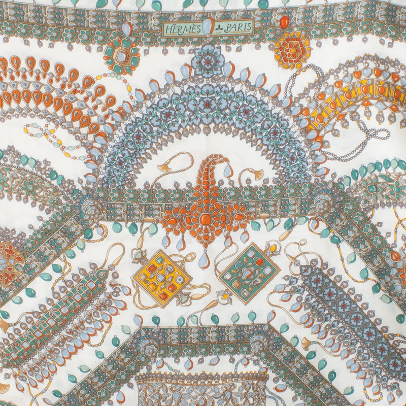 Shop 100% authentic Hermès Parures Des Maharajas 140 Cashmere Shawl at Labellov.com.