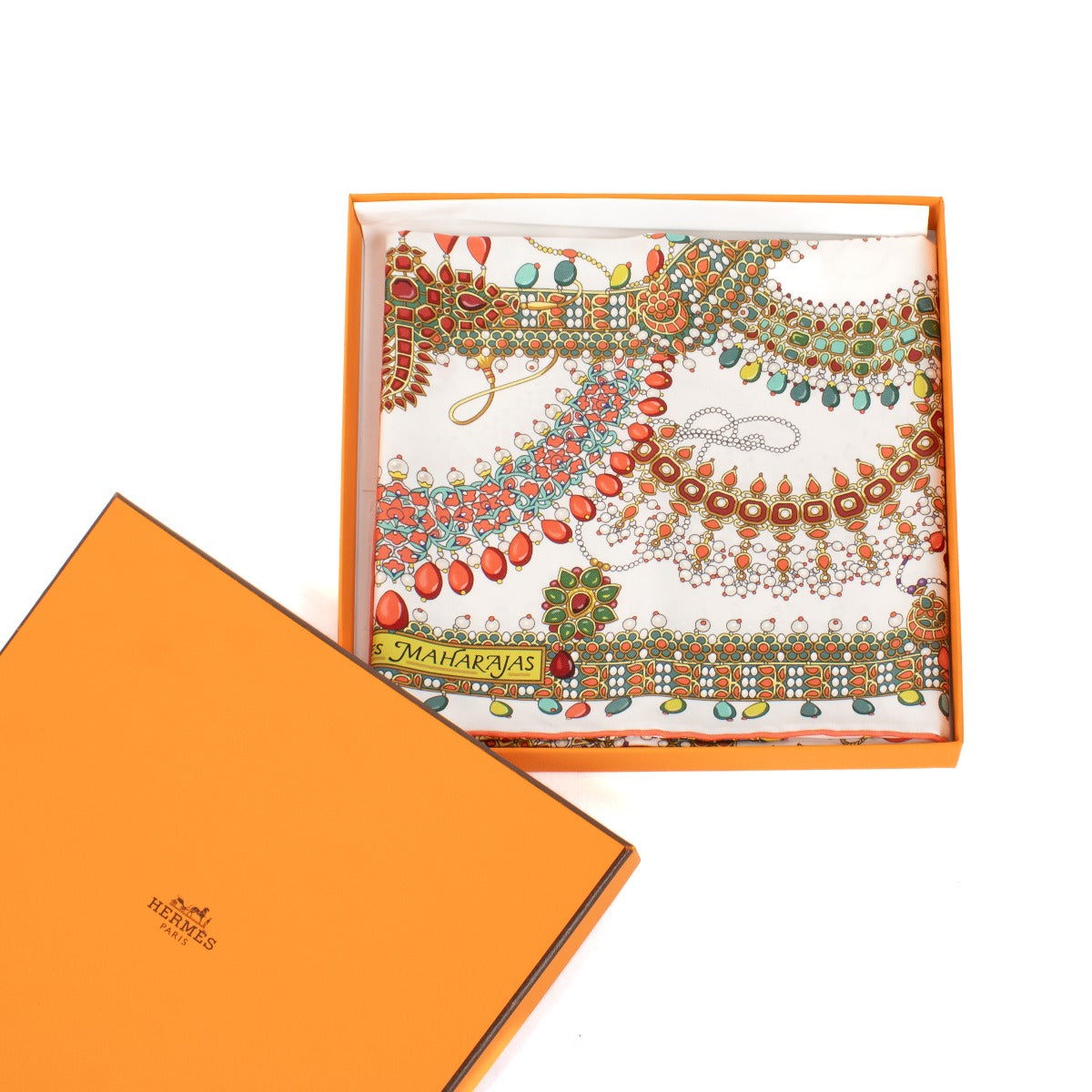 Shop 100% authentic Hermès Multicolor Silk Scarf at Labellov.com.