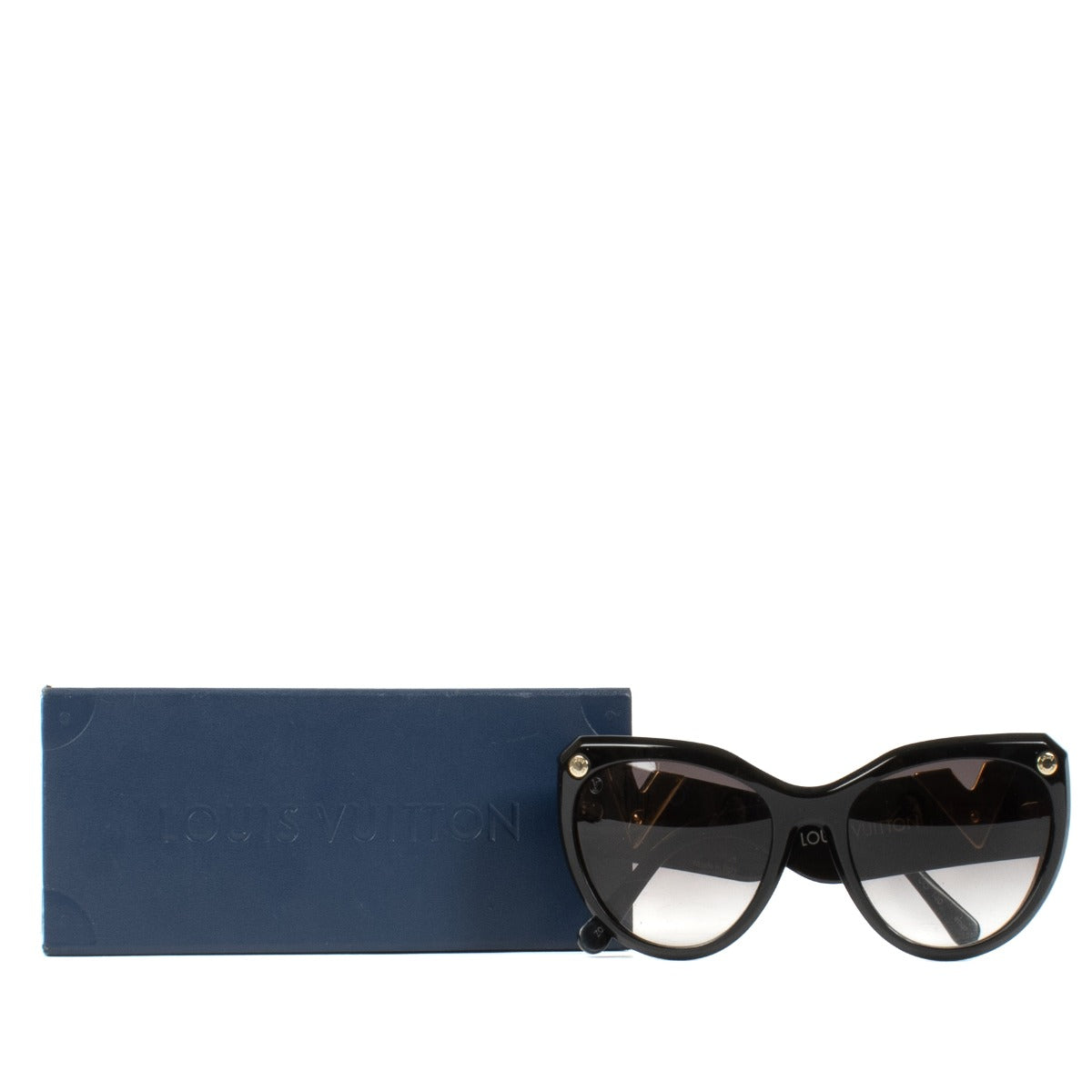 Shop 100% authentic Louis Vuitton Black My Fair Lady Sunglasses at Labellov.com.